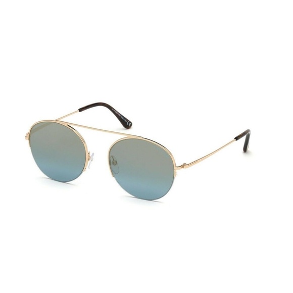 NWT Tom Ford Finn TF668 Aviator Sunglasses - Picture 2 of 15